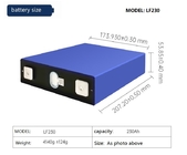3.65V 230Ah Bateria słoneczna Lifepo4 Długi cykl życia Certyfikacja IEC CB MSDS