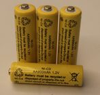 1.2V Cylindryczne pakiety baterii NICD AA900mAh UL CE