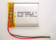 Ultra cienka litowo-polimerowa bateria 602530 400 mah 3,7 V z certyfikatem CB KC UL