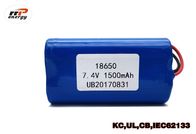 Akumulator litowo-jonowy 7,4 V 1500 mAh INR18650 Z aprobatą UL KC CB PSE