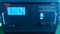 Telecom Backup ładowania akumulatorów lifepo4 5U 48V 100Ah Wyświetlacz LCD pojemności