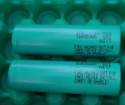 Genuine Grade A 21700 High Drain 21700 Lithium Battery 3.6V 5000mAh INR21700-50S Max 45A Rozładowanie