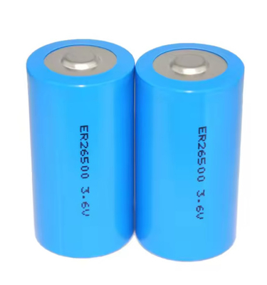 Er26500 3.6v 8500mah 9ah lisocl2 bateria Er26500 bateria litowa wielkości C 3.6V 9000mah bateria litowa pierwotna