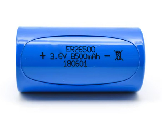 Er26500 3.6v 8500mah 9ah lisocl2 bateria Er26500 bateria litowa wielkości C 3.6V 9000mah bateria litowa pierwotna