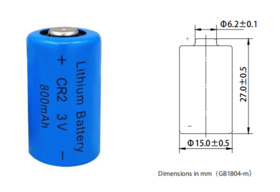 Li Mno2 CR2 CR15270 Trwały CR2 3,0V 800mAh Akumulator 3,0v 800mAh 900mAh akumulator litowy