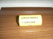 Podstawowy akumulator CR123A 3,0 V Li-Mno2 1500 mAh Nietoksyczny