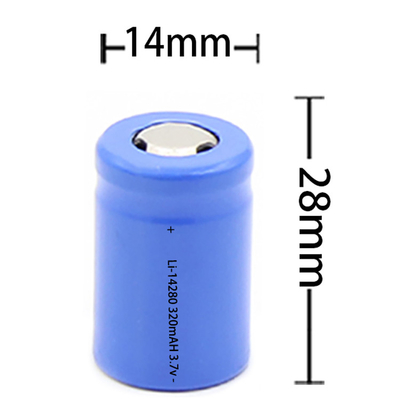 INR14280 350 mah golarka litowo-jonowa szczoteczka do zębów 3,7 V bateria 2000 cykli
