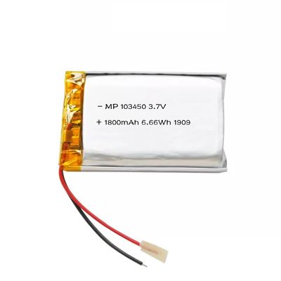 103450 1800 mAh 3,7 V Akumulator Lipo o dużej mocy Akumulator litowo-polimerowy