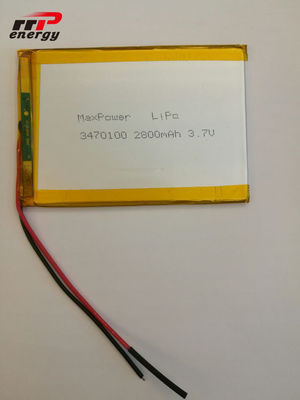 2800mAh Pojemność Bateria litowo-polimerowa 3470100 3.7V Laptop Notebook Application
