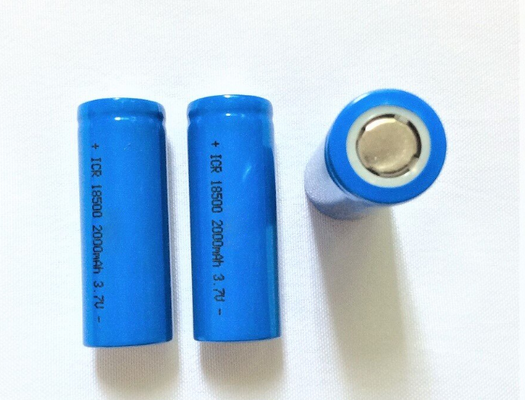 INR18500 Litowo-jonowa bateria 2000mAh Duża pojemność 3.7V Ładowalna bateria litowo-jonowa