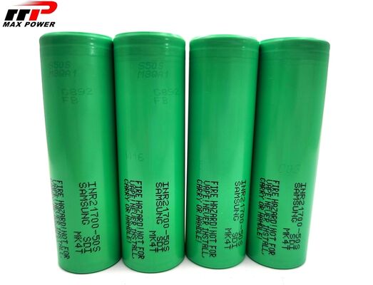 21700 5000mAh 50S Litowo-jonowe akumulatory 3C