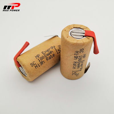 Akumulatory Nicad Sub C NiCd o dużej mocy 1,2 V 1800 mAh